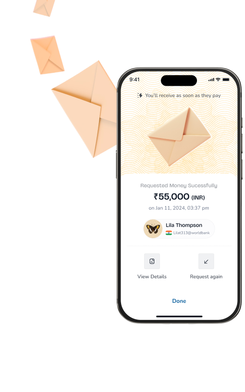 Bank transfer screen